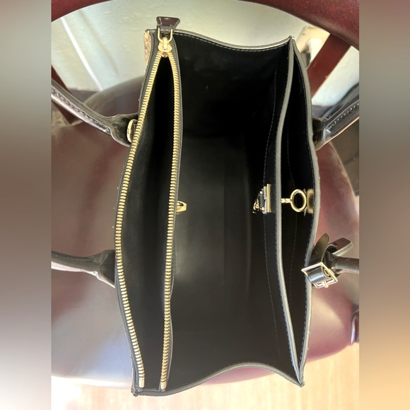 Leather & Python Top Handle Handbag - Picture 3 of 7